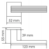 Ручка MAGLEV MH-52-S6 BL цвет чёрный